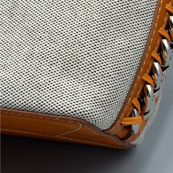 Stella McCartney Frayme Bucket Canvas Bag with Strap - Picture 9 of 14